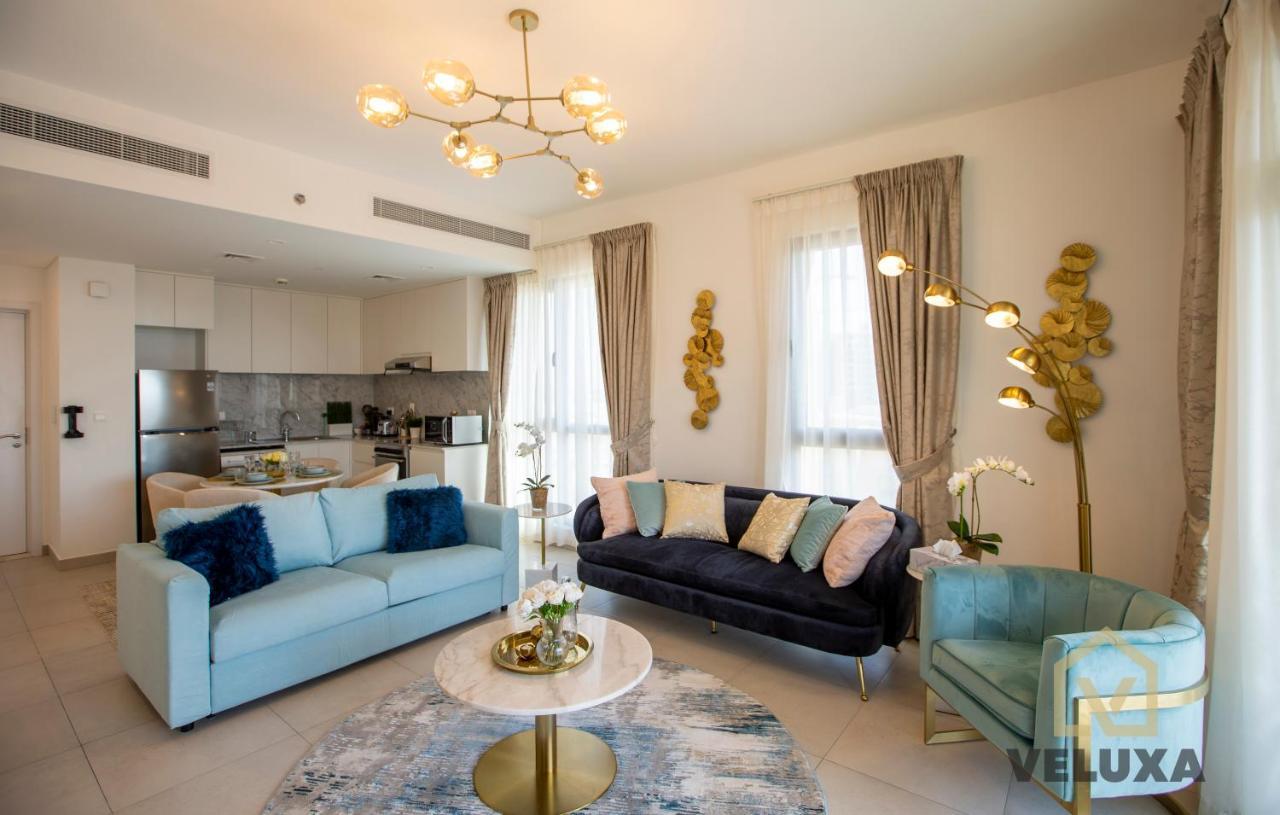 Veluxa - Luxury And Bright 1 Bedroom Apartment, Burj View! Dubai Eksteriør bilde